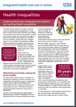 Integrated health and care in action: Health inequalities